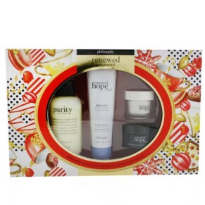 Philosophy Renewed Grateful 4 Pieces Gift Set One Step Facial Cleanser 120ml