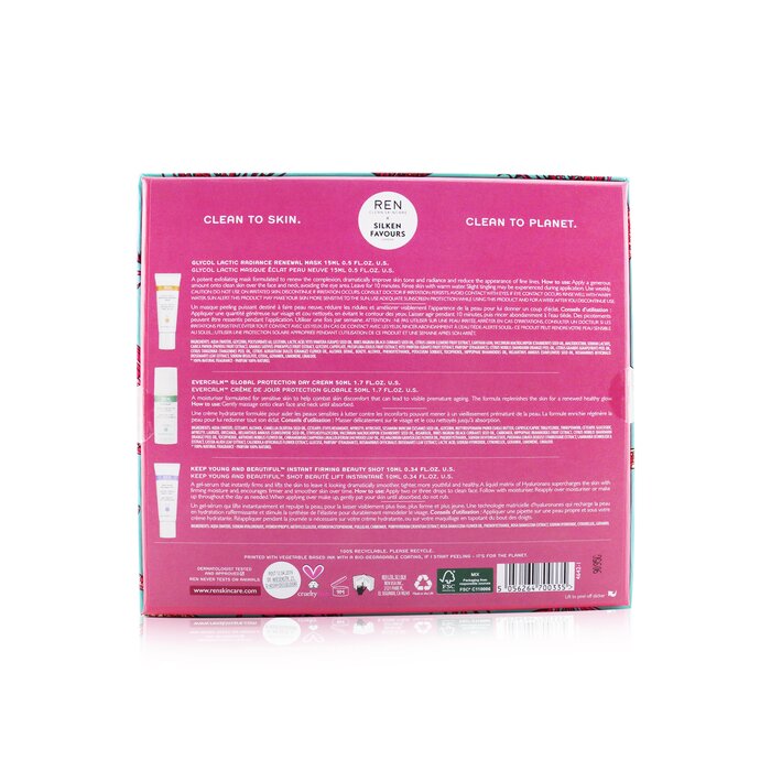 Ren Face Favourites Set Glycol Latic Mask 15ml