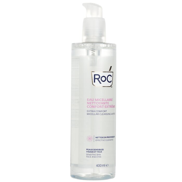 Roc Extra Comfort Micellar Cleansing Water Sensitive Skin Face Eyes 400ml