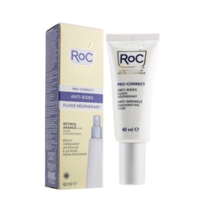 Roc Pro Correct Anti Wrinkle Rejuvenating Fluid Advanced Retinol With Hyaluronic Acid 40ml