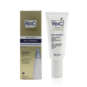 Roc Pro Correct Anti Wrinkle Rejuvenating Rich Cream Advanced Retinol With Hyaluronic Acid 40ml