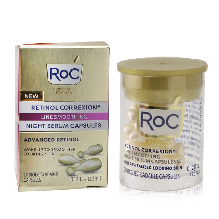 Roc Retinol Correxion Line Smoothing Night Serum Capsules 10x3 5ml