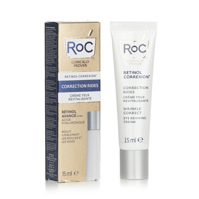 Roc Retinol Correxion Wrinkle Correct Eye Reviving Cream Advanced Retinol With Hyaluronic Acid 15ml