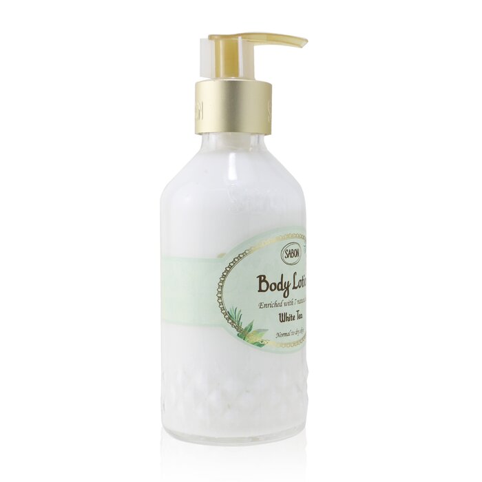 Sabon Body Lotion White Tea With Pump 200ml