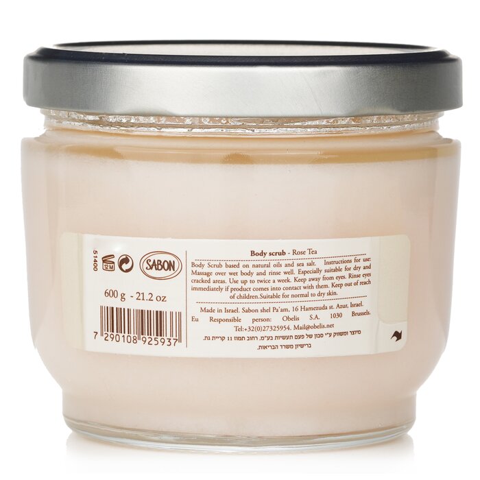 Tẩy tế bào chết cơ thể Sabon Hoa Hồng Trà 600g giá rẻ