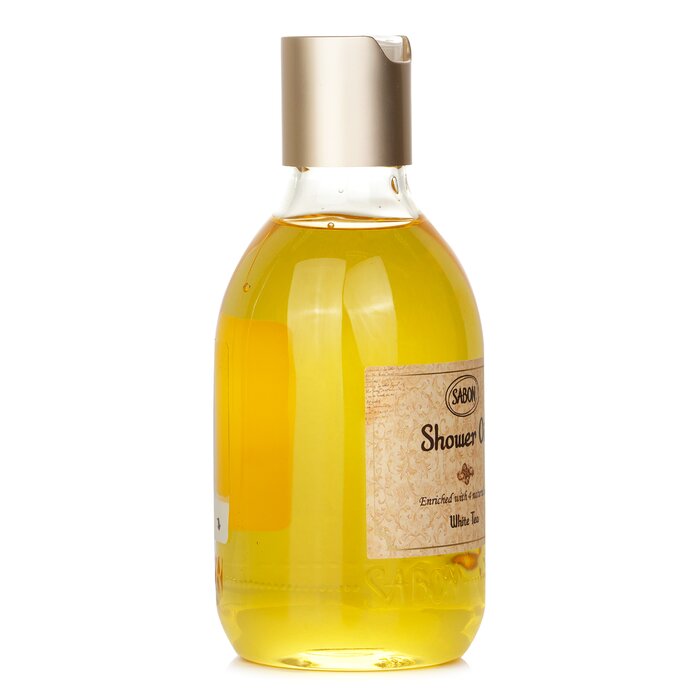 Sabon Shower Oil White Tea Plastic Bottle 300ml