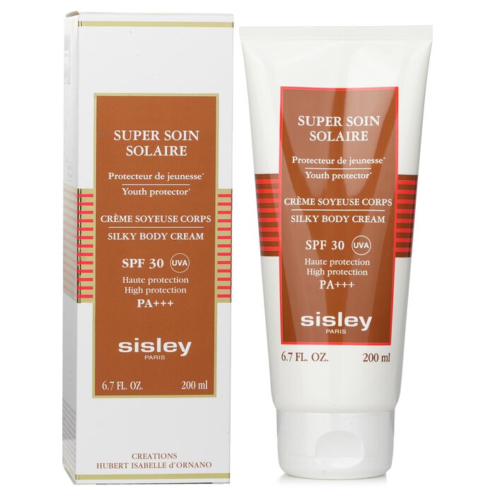 Sisley Super Soin Solaire Silky Body Cream SPF 30 Uva High Protection 168105 200ml