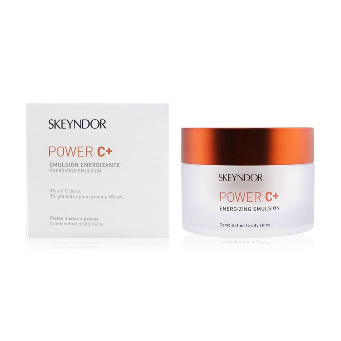 Skeyndor Power C Energizing Emulsion 3 Vit C Deriv For Combination To Oily Skin 50ml