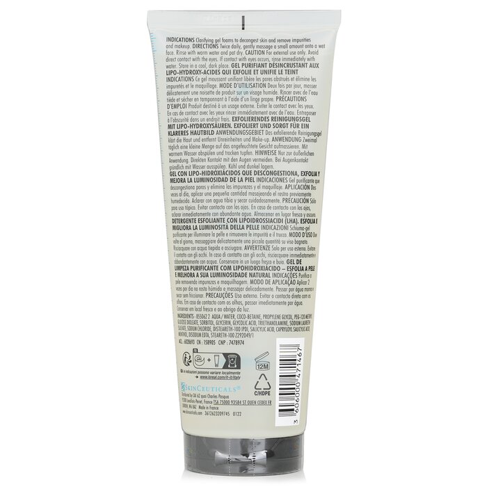 Sữa Rửa Mặt Da Nhờn Tuổi Tác Skin Ceuticals 240ml giá rẻ