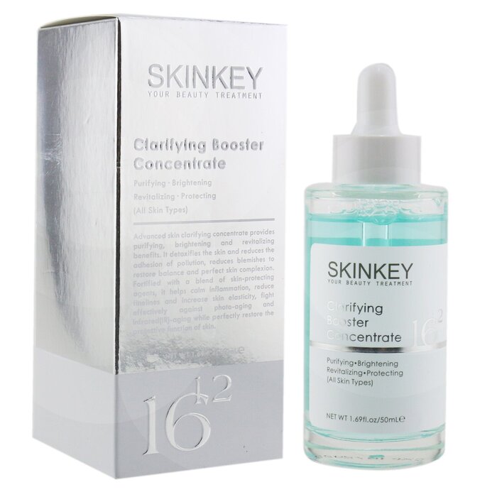 Skinkey Treatment Series Clarifying Booster Concentrate All Skin Types Purifying Brightening Revitalizing Protecting 50ml
