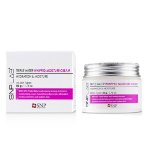Snp Lab Triple Water Whipped Moisture Cream Hydration Moisture For All Skin Types 50g