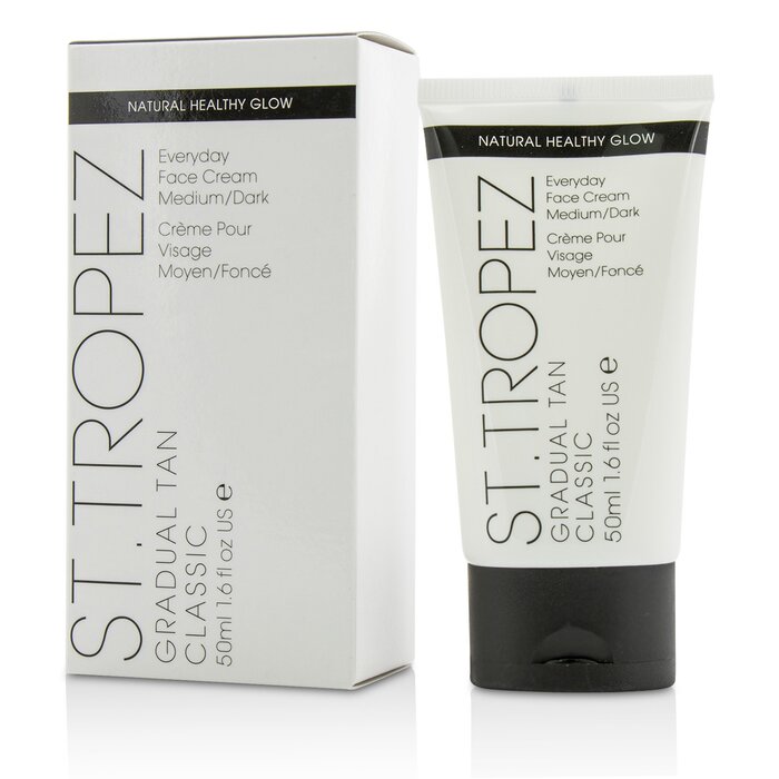 St Tropez Gradual Tan Classic Everyday Face Cream Medium Dark 50ml