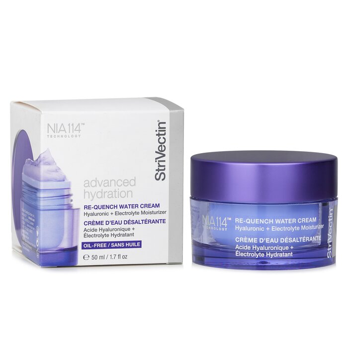 Strivectin Strivectin Advanced Hydration Re Quench Water Cream Hyaluronic Electrolyte Moisturizer Oil Free 50ml