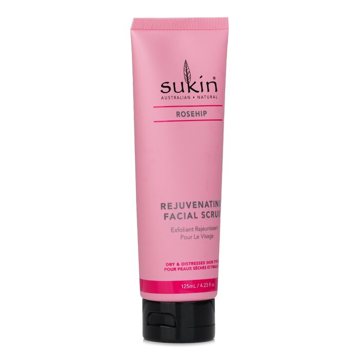 Sukin Rosehip Rejuvenating Facial Scrub Dry Distressed Skin Types 125ml