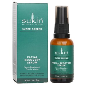 Sukin Super Greens Facial Recovery Serum Normal To Dry Skin Types 30ml