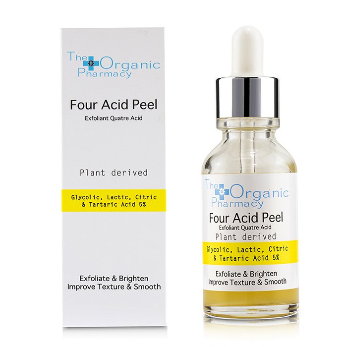The Organic Pharmacy Four Acid Peel Exfoliate Brighten 30ml