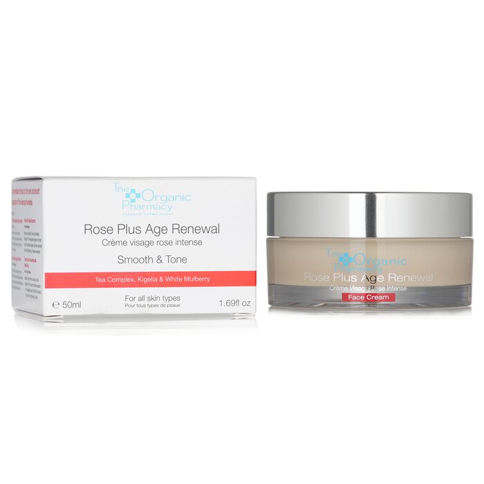 The Organic Pharmacy Rose Plus Age Renewal Face Cream 50ml