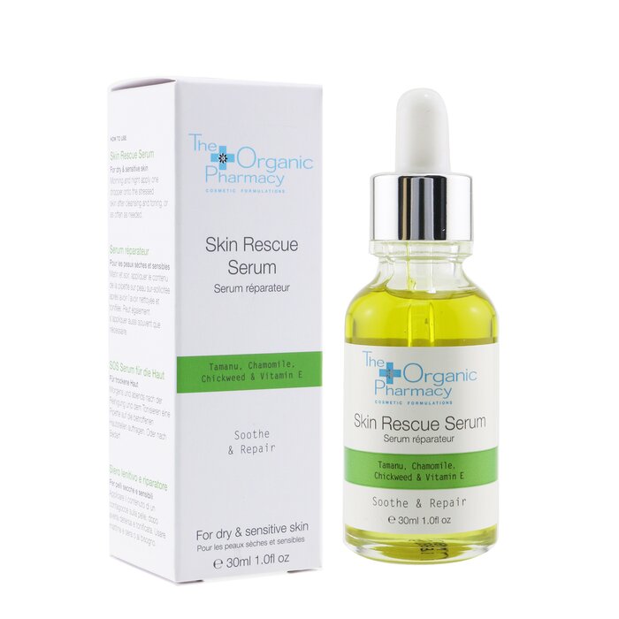 The Organic Pharmacy Skin Rescue Serum For Dry Sensitive Skin 30ml