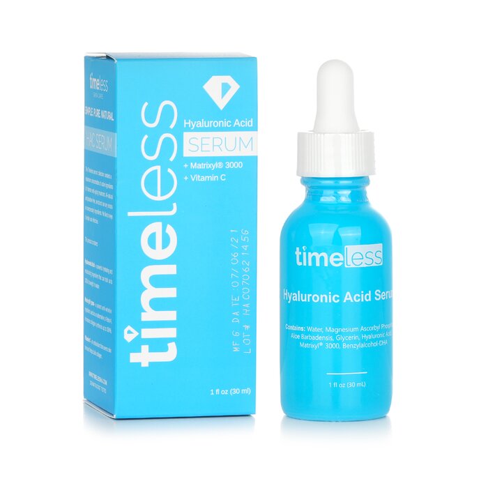 Timeless Skin Care Hyaluronic Acid Serum Vitamin C 30ml