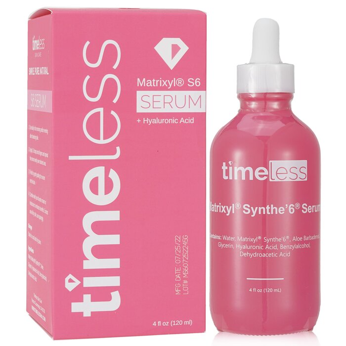 Timeless Skin Care Matrixyl S6 Serum Hyaluronic Acid 120ml
