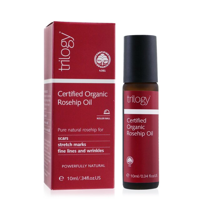 Trilogy Certified Organic Rosehip Oil Roller Ball 10ml
