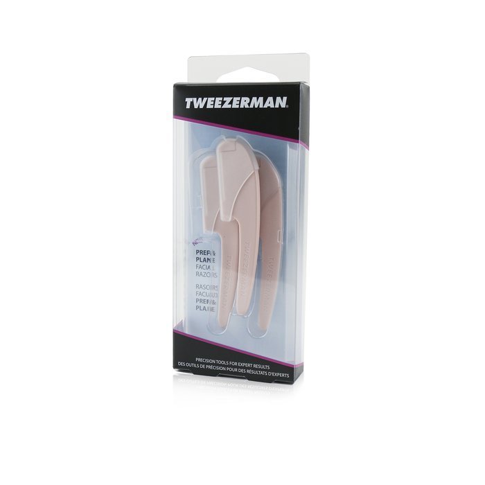 Tweezerman Prep Plane Facial Razors 3Pcs