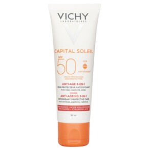 Chăm sóc da chống lão hóa Vichy Capital Soleil 3 trong 1 SPF 50 50ml chính hãng