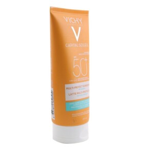 Vichy Capital Soleil Beach Protect Multi Protection Milk SPF 50 Water Resistant Face Body 200ml