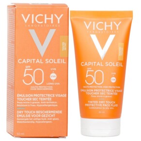 Vichy Capital Soleil Mattifying Bb Tinted Face Fluid Dry Touch SPF 50 Water Resistant 50ml