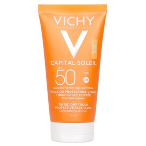 Kem Nền Tinh Chất Kiềm Dầu Vichy Capital Soleil SPF 50 Chống Nước 50ml chính hãng