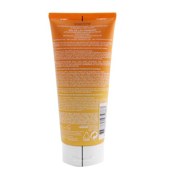 Sữa dưỡng thể Vichy Capital Soleil Gel tan SPF 50 công nghệ ướt chống nước 200ml giá rẻ