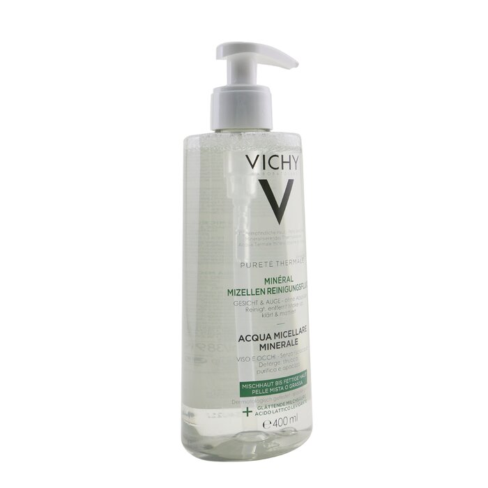 Vichy Purete Thermale Mineral Micellar Water For Combination To Oily Skin 400ml
