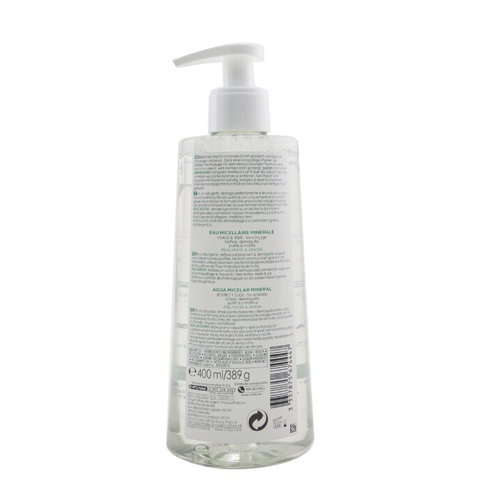 Nước tẩy trang Vichy Purete Thermale cho da hỗn hợp & da dầu 400ml giá rẻ