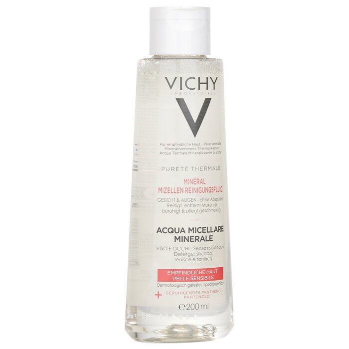 Vichy Purete Thermale Mineral Micellar Water For Sensitive Skin 200ml