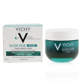 Vichy Slow Age Night Fresh Cream Mask Re Oxygenating Renewing For All Skin Types 50ml
