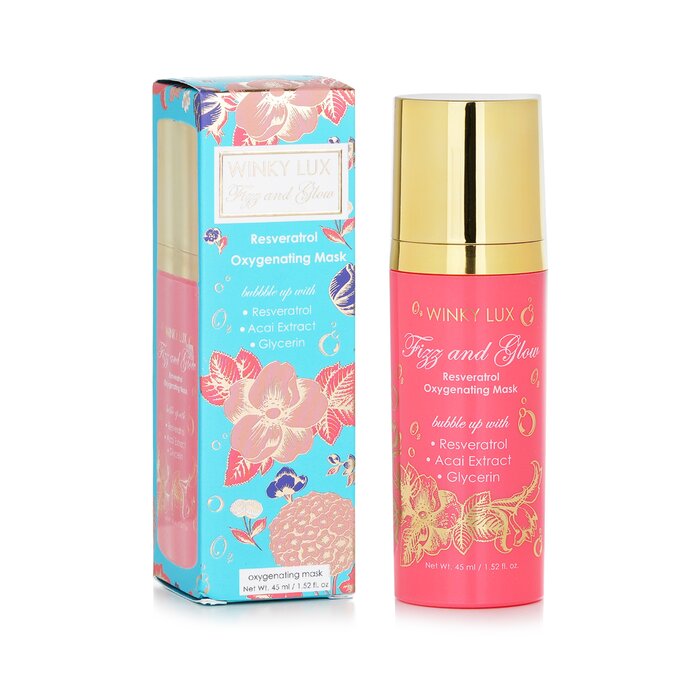 Winky Lux Fizz Glow Resveratrol Oxygenating Mask 45ml