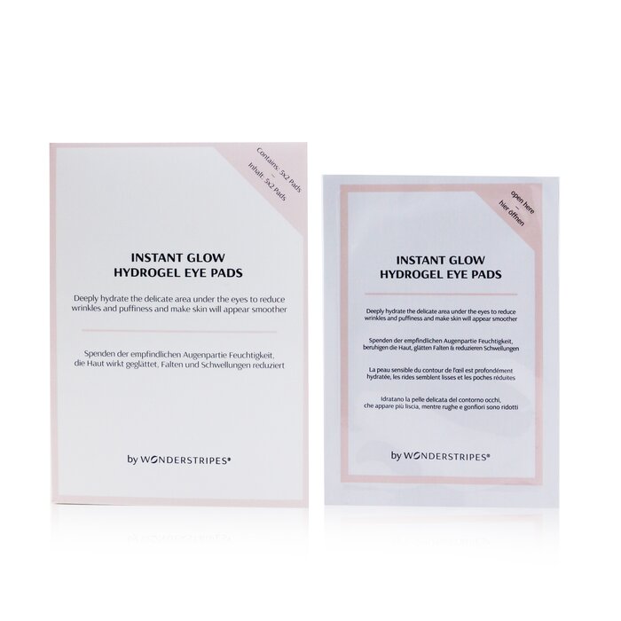 Wonderstripes Instant Glow Hydrogel Eye Pads 5x2Pads