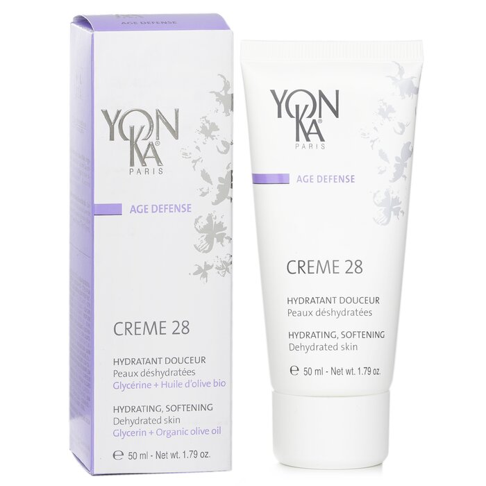 Yonka Age Defense Creme 28 With Essential Oils Hydrating Softening Dehydrated Skin 50ml
