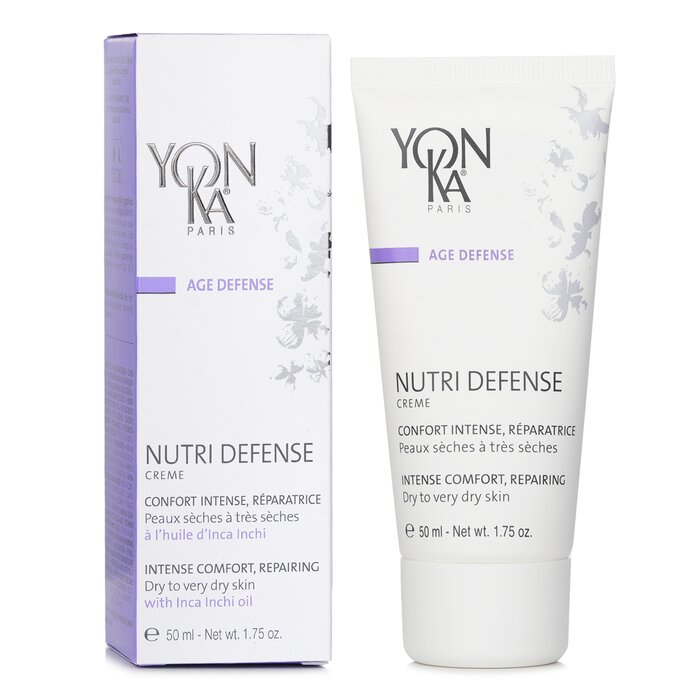 Yonka Age Defense Nutri Defense Creme With Inca Inchi Oil Intense Comfort Repairing Dry To Very Dry Skin 50ml