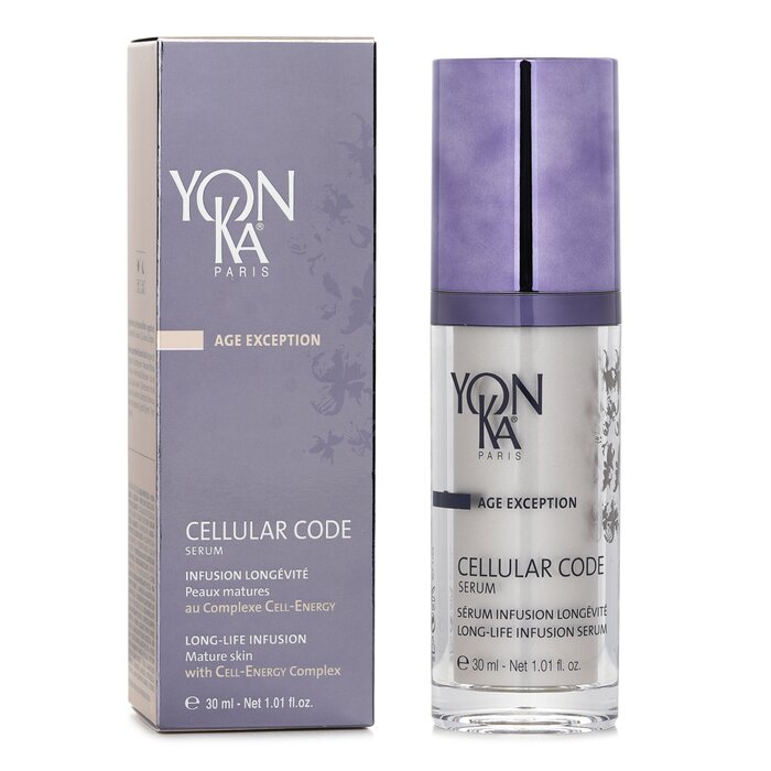 Yonka Age Exception Cellular Code Long Life Infusion Serum With Cell Energy Complex Mature Skin 30ml
