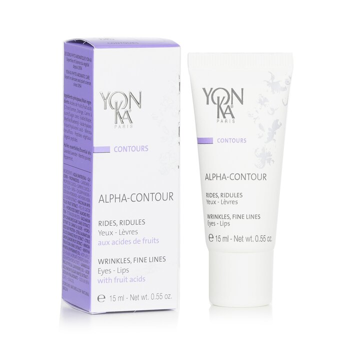Yonka Contours Alpha Contour With Fruit Acids Wrinkle Fine Line For Eyes Lips 15ml