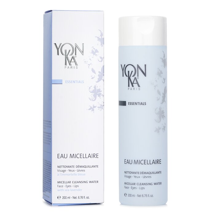 Yonka Essentials Micellar Cleansing Water With Sea Lavender Face Eyes Lips 200ml