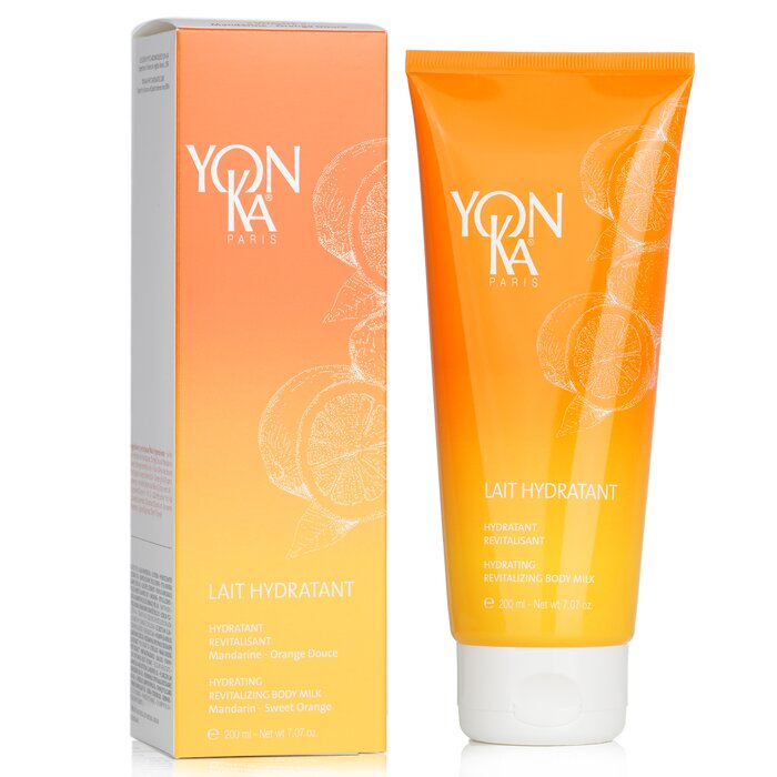 Yonka Lait Hydratant Hydrating Revitalizing Body Milk Mandarin 200ml