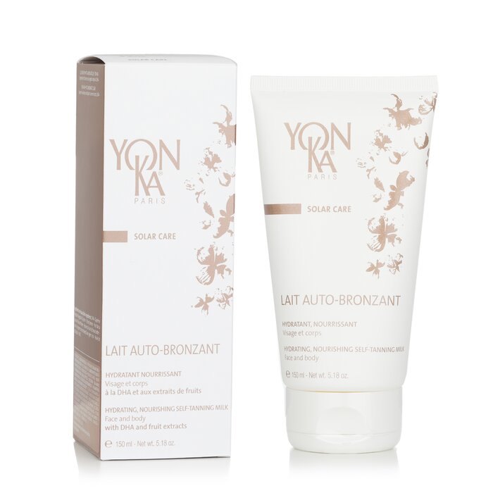 Yonka Solar Care Lait Auto Bronzant Hydrating Nourishing Self Tanning Milk With Dha Fruit Extracts Face Body 150ml