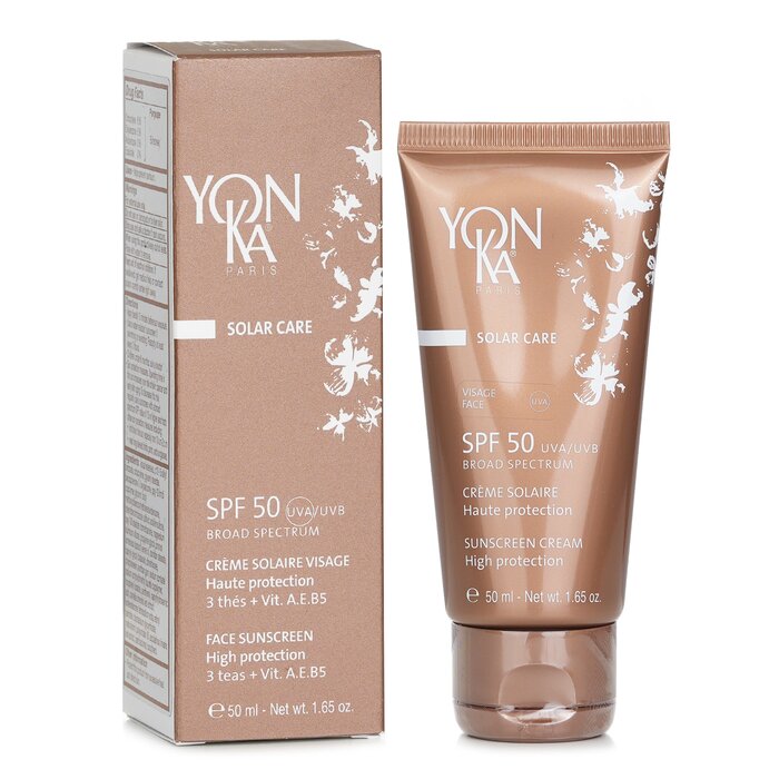 Yonka Solar Care Sunscreen Cream High Protection SPF 50 Uva Uvb 50ml