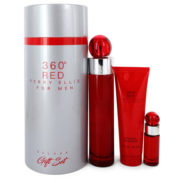 Bộ quà tặng Perry Ellis 360 Red gồm có 100 ml oz Eau De