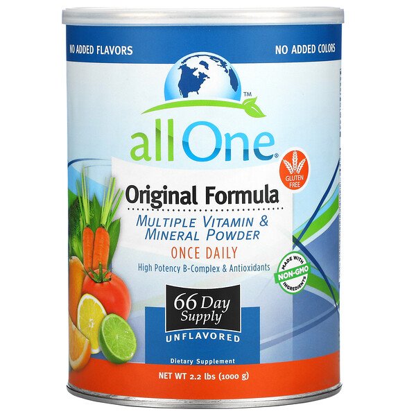 All One Nutritech Original Formula Multiple Vitamin & Mineral Powder Unflavored 2.2 lbs (1,000 g) 7 all one nutritech original formula multiple vitamin mineral powder unflavored 2 2 lbs 1 000 g 10578