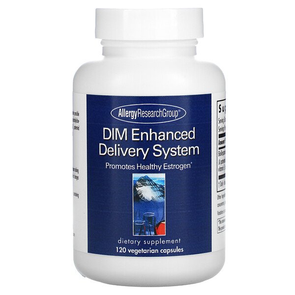 Allergy Research Group DIM Enhanced Delivery System 120 viên 7 allergy research group dim enhanced delivery system 120 vegetarian capsules 31287