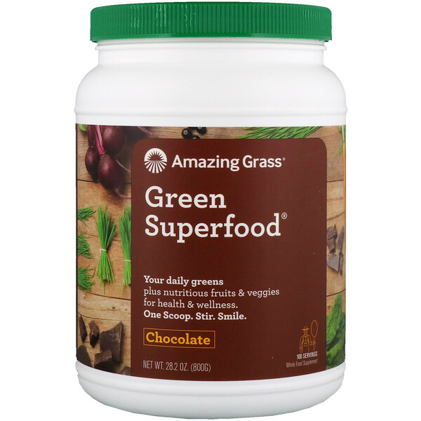 Amazing Grass Green Superfood Chocolate 28.2 oz (800 g) 7 amazing grass green superfood chocolate 28 2 oz 800 g 31248