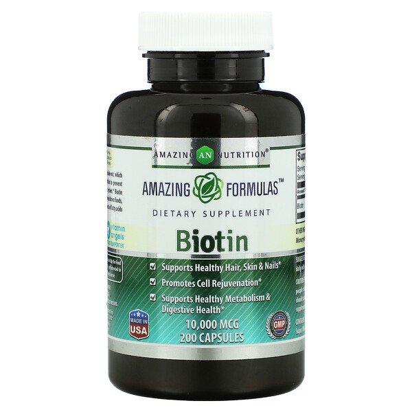 Amazing Nutrition Biotin 10,000 mcg 200 viên 7 amazing nutrition biotin 10 000 mcg 200 capsules 108552